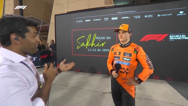 オスカー・ピアストリとカルン・チャンドック:2025年F1バーレーンGP