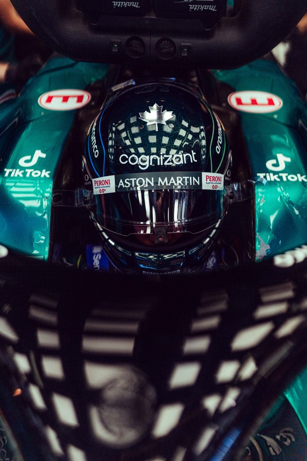 ランス・ストロールの2023年F1ヘルメット Stilo(スティーロ)製ヘルメット