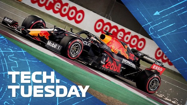 F1技術解説:カタールでのレッドブルの揺れるリアウィングはどうなっていたのか?