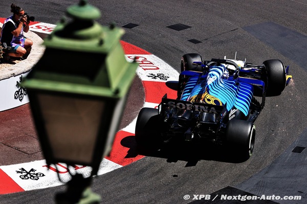 ウィリアムズFW43B、ウィリアムズのF1参戦750回記念カラーリング:2021年F1モナコGP