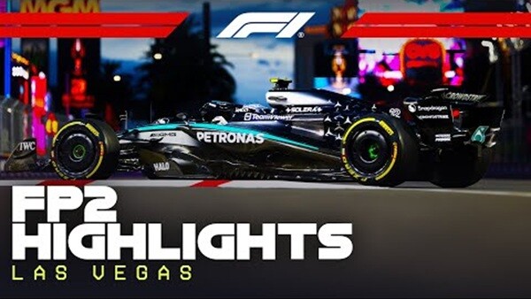 2025年F1ラスベガスGP フリー走行2回目ハイライト