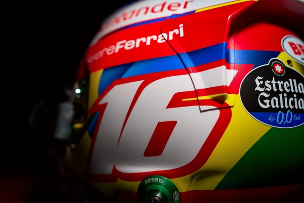 シャルル・ルクレール(フェラーリ)2022年F1サンパウロGP用ヘルメットデザイン