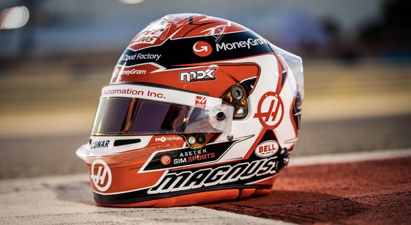 ケビン・マグヌッセンの2023年F1ヘルメット（BELL製ヘルメット）