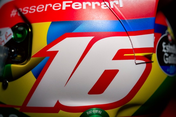 シャルル・ルクレール(フェラーリ)2022年F1サンパウロGP用ヘルメットデザイン
