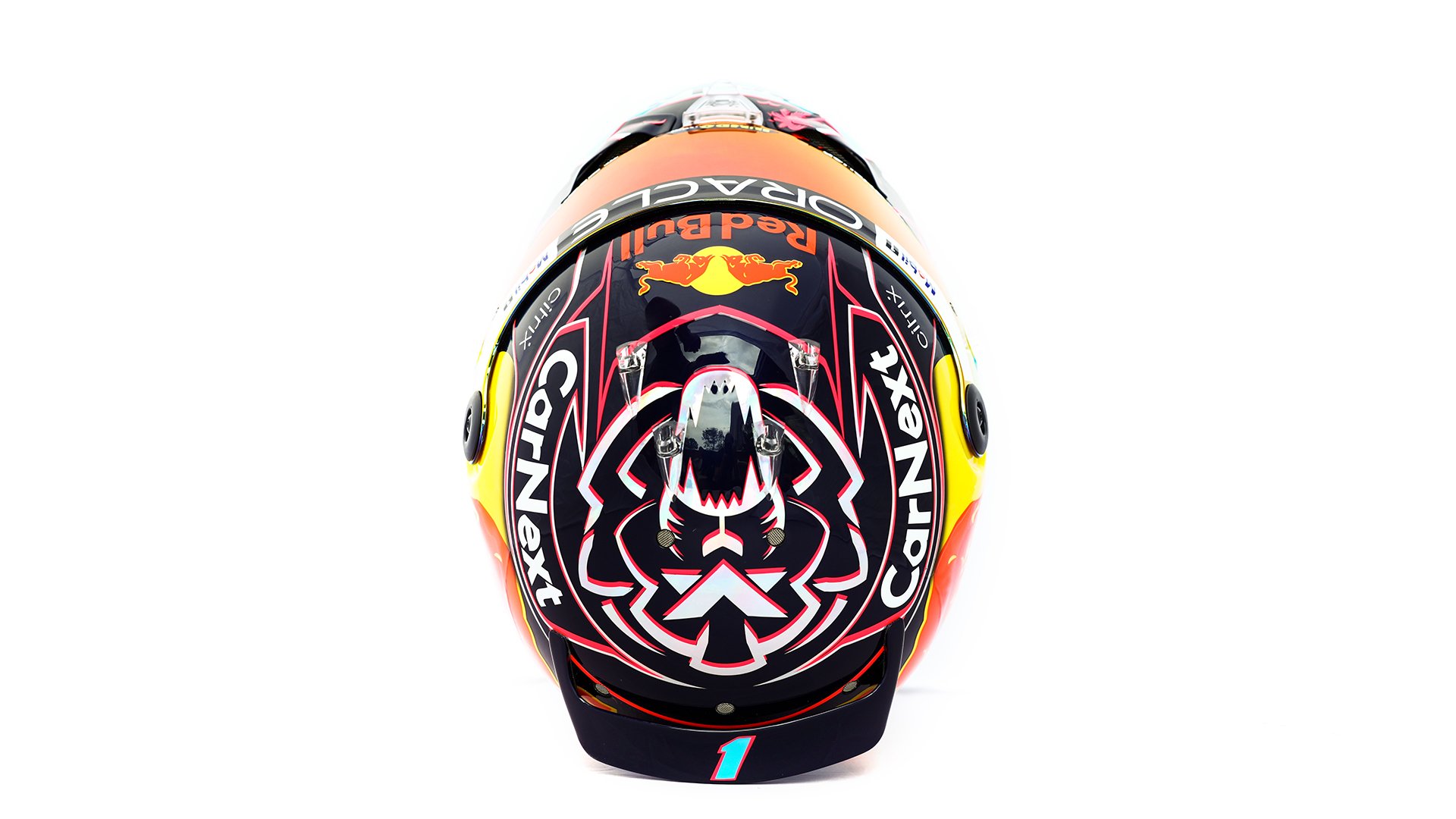 マックス・フェルスタッペン、マイアミ仕様のヘルメット : F1通信jp マックス・フェルスタッペン、マイアミ仕様のヘルメット : F1通信jp