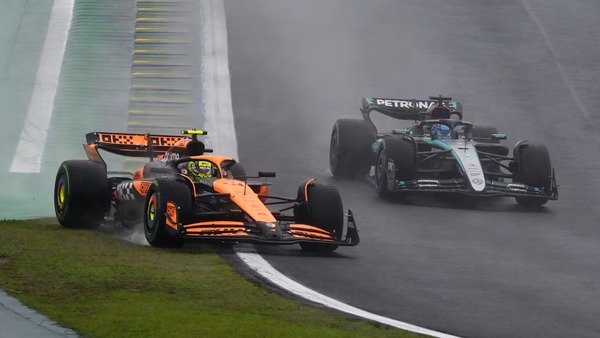 ランド・ノリスとジョージ・ラッセルのバトル：2024年F1サンパウロGP