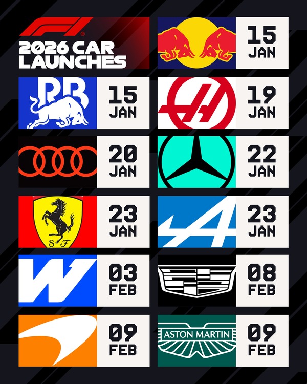 2026年1月10日 全チームが発表日程決定