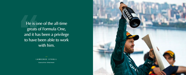 ローレンス・ストロール：アストンマーティン・アラムコ・コグニザントF1チーム会長 「F1歴代の名ドライバーのひとりであり、彼と一緒に仕事ができたことは光栄だった」