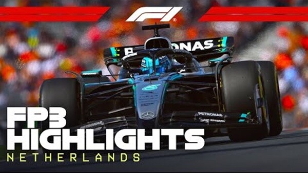 2025年F1オランドGP フリー走行3回目ハイライト