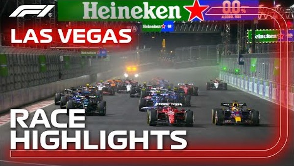 2023年F1ラスベガスGP 決勝ハイライト