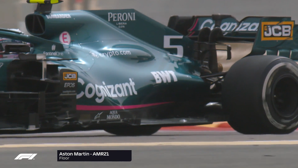 アストンマーティンAMR21の波形フロア:2021年F1シーズン前テスト