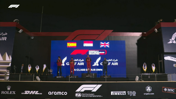 表彰式:2022年F1バーレーンGP 25