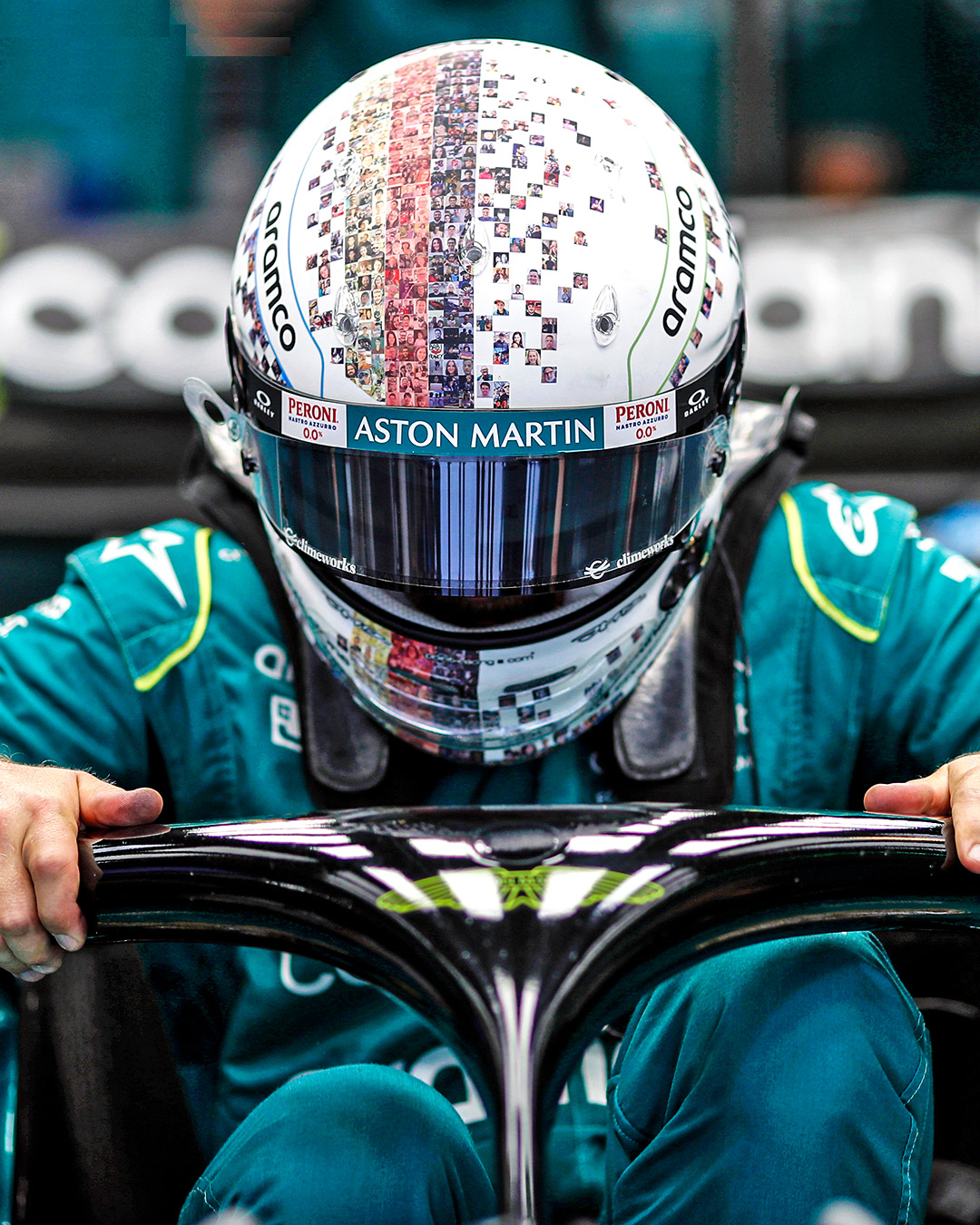 セバスチャン・ベッテル「F1ラストデザイン」アブダビ仕様の セバスチャン・ベッテル「F1ラストデザイン」アブダビ仕様の