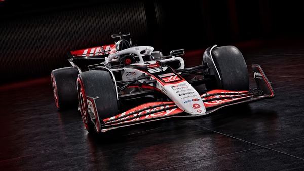 ハースの2025年F1マシンカラーリング