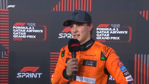 オスカー・ピアストリ、スプリント優勝:2024年F1カタールGP