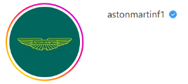 アストンマーティンの公式Instagram