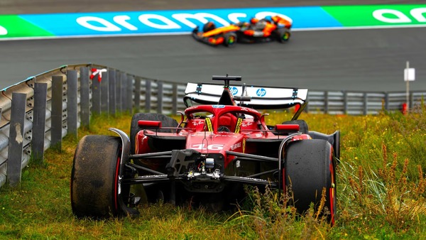ルクレールのクラッシュしたフェラーリマシン：2025年F1オランダGP