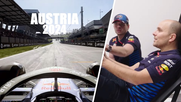 2024年F1オーストリアGP フェルスタッペンのバーチャルラップ