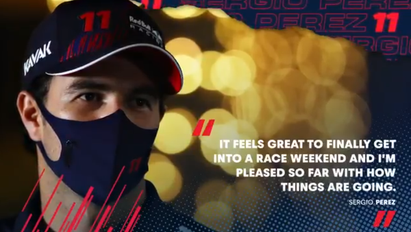 セルジオ・ペレス(レッドブル・ホンダ)F1バーレーンGP金曜日コメント