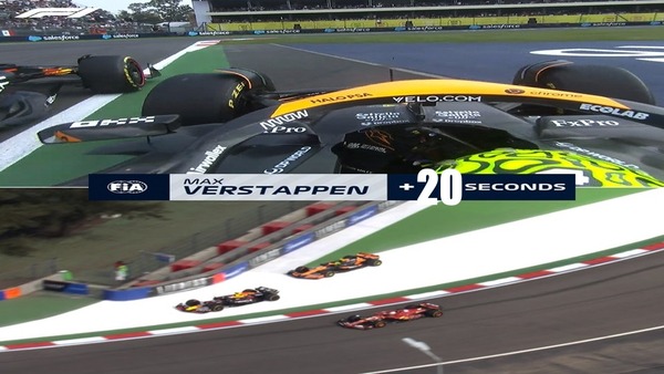 フェルスタッペン、10秒を2回、合計20秒のペナルティ：2024年F1メキシコシティGP