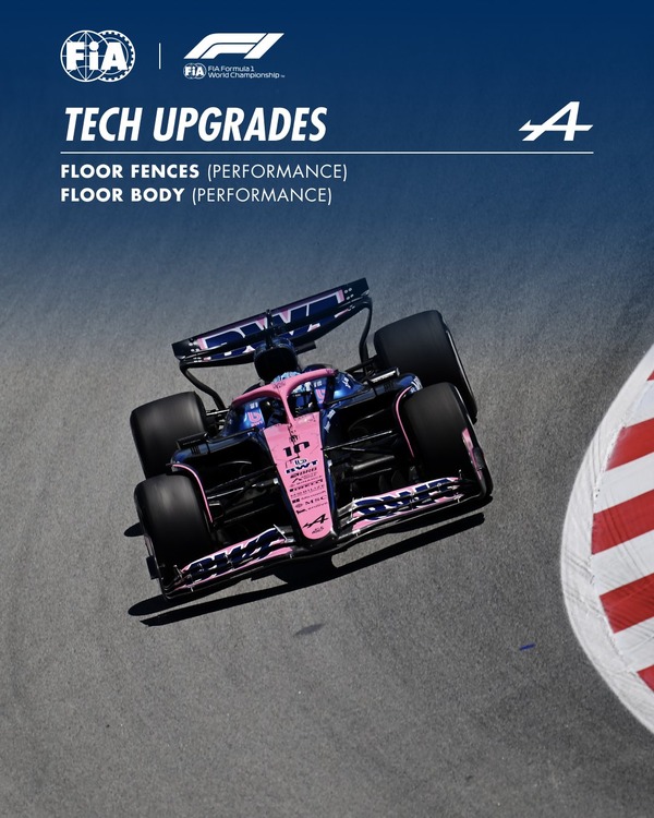 アルピーヌA525のアップグレード：2025年F1スペインGP