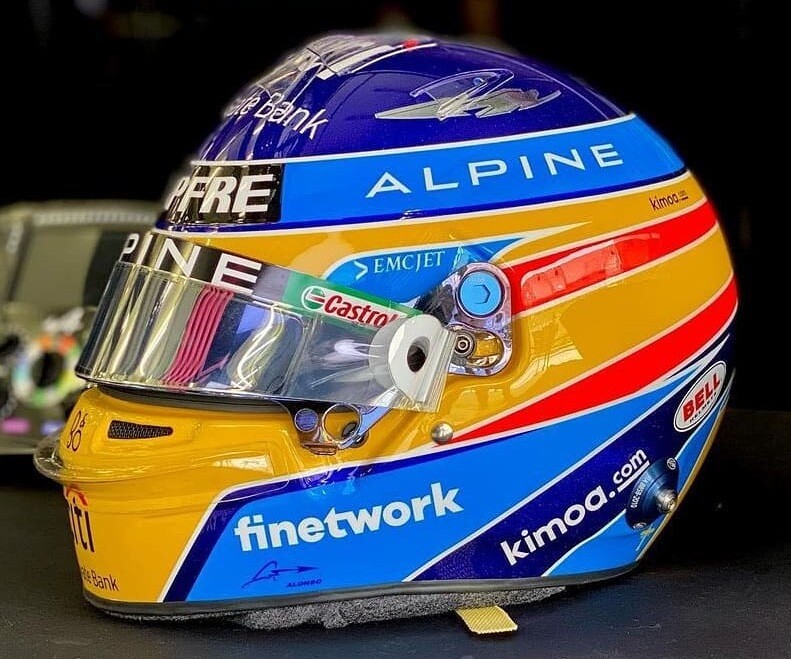 フェルナンド・アロンソ 2021年F1ヘルメット写真 : F1通信jp フェルナンド・アロンソ 2021年F1ヘルメット写真 : F1通信jp