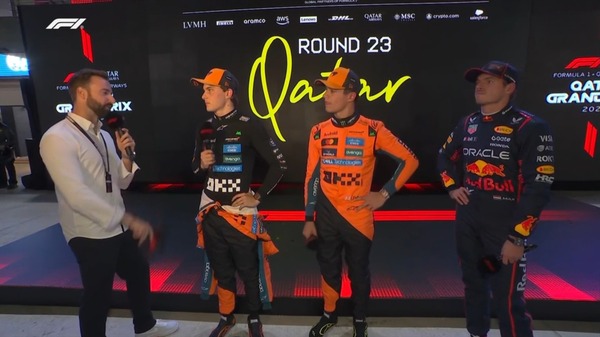 オスカー・ピアストリ、ランド・ノリス、マックス・フェルスタッペン：2025年F1カタールGP