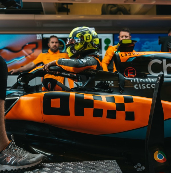 ランド・ノリス 2023年F1ヘルメット(BELL製ヘルメット)