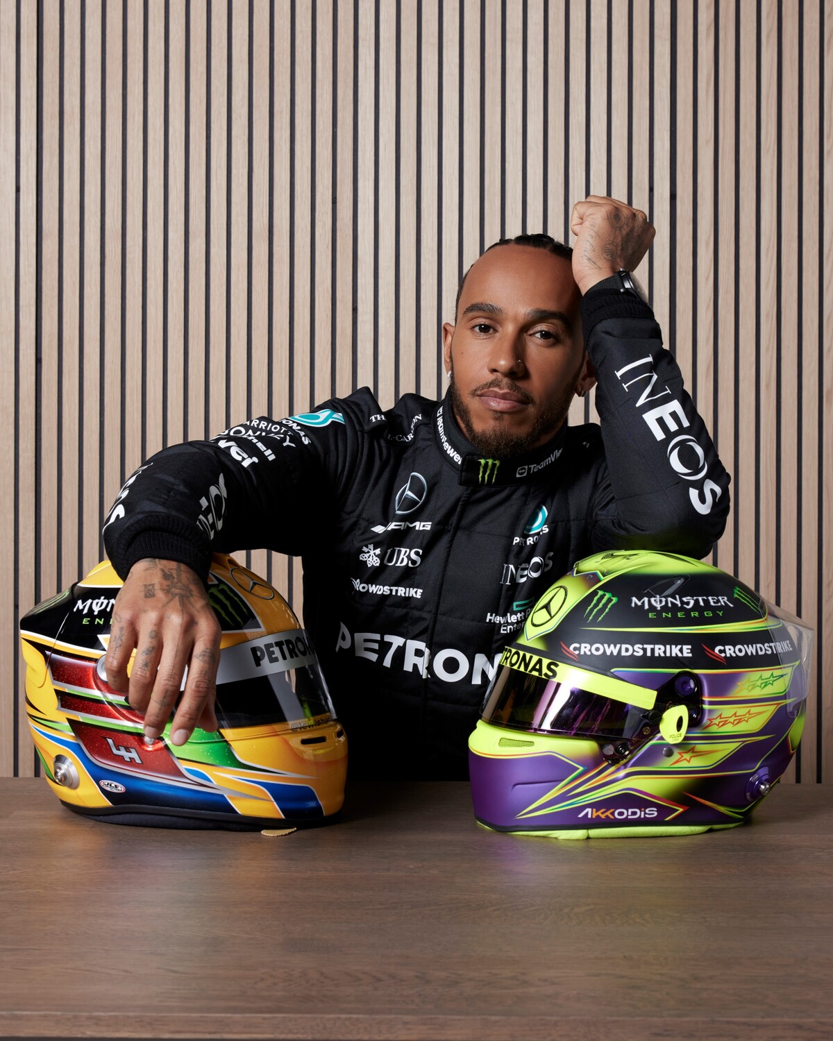 ルイス・ハミルトン 2023年F1ヘルメット写真 : F1通信jp