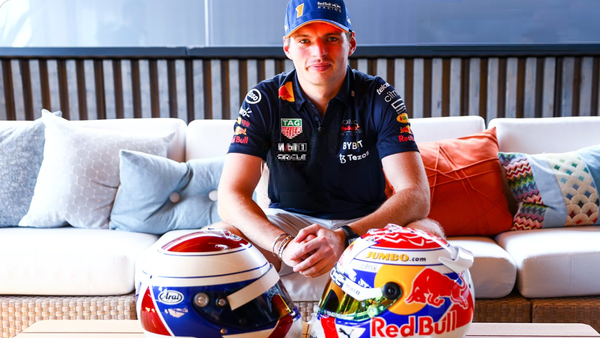 マックス・フェルスタッペン(レッドブル)2022年F1オランダGP用のヘルメット・デザイン