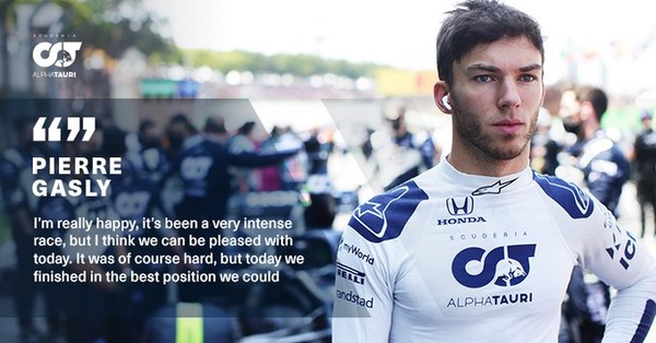 ピエール・ガスリー(アルファタウリ・ホンダ)2021年F1サンパウロGP決勝コメント