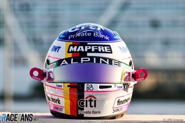 フェルナンド・アロンソ「アルピーヌでの最終戦」：2022年F1アブダビGP用のヘルメットデザイン