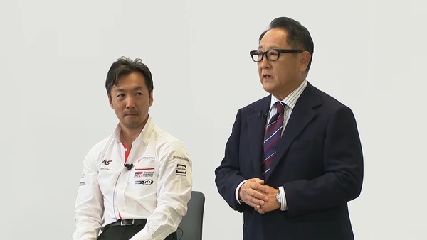 トヨタとハース、業務提携を公式発表:小松礼雄と豊田章男