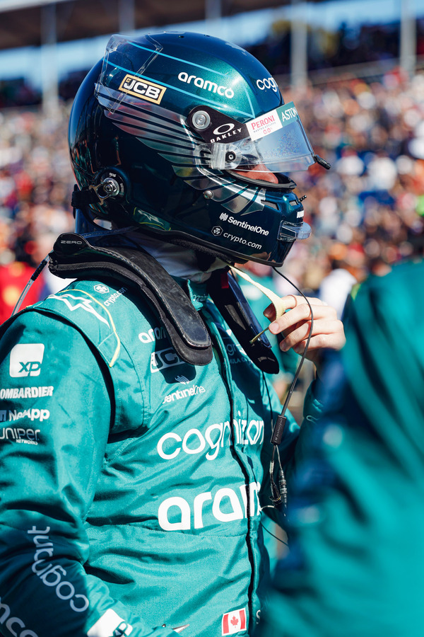 ランス・ストロールの2023年F1ヘルメット Stilo(スティーロ)製ヘルメット