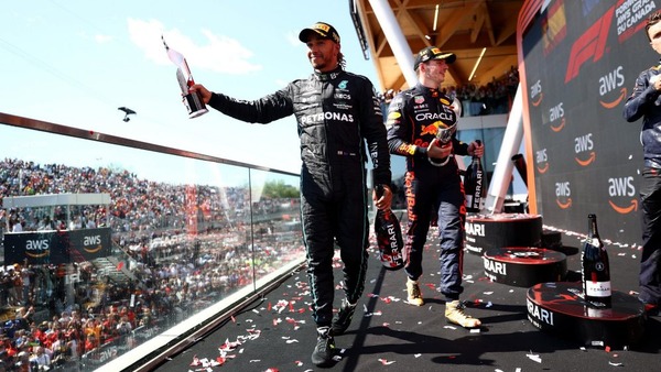 ルイス・ハミルトン(メルセデス)表彰式:2022年F1カナダGP