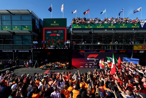 2024年F1オーストラリアGP表彰式