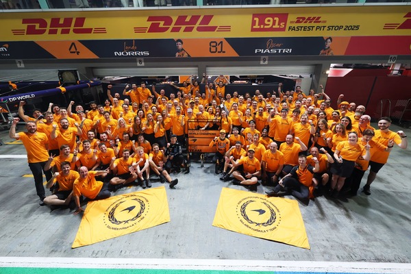 2025年F1シンガポールGPでノリスとピアストリが3位と4位を獲得したことで、マクラーレンはコンストラクターズチャンピオンシップ優勝を確定させた
