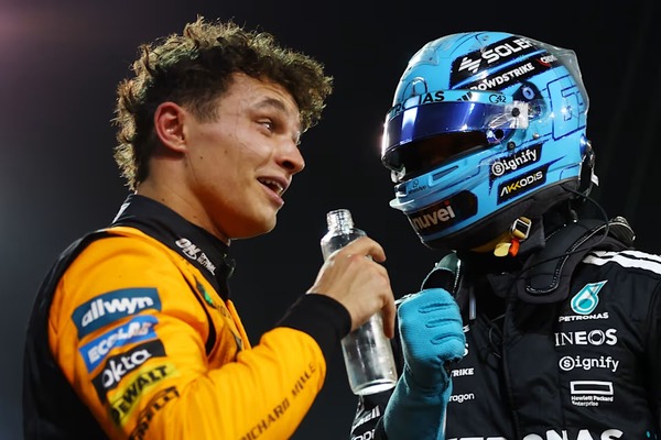 ノリスは不調のメルセデスを抜くことができず、3位に甘んじた:2025年F1バーレーンGP