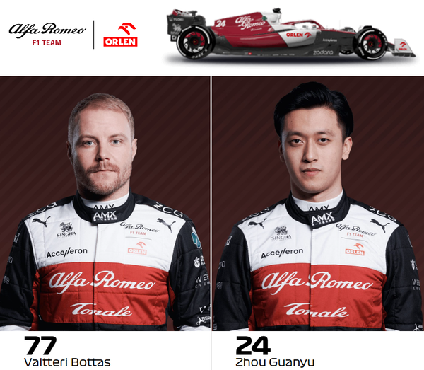 ヴァルテリ・ボタス、周冠宇：アルファロメオF1チーム・オーレン Alfa Romeo F1 Team ORLEN