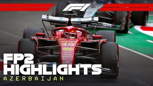 2025年F1アゼルバイジャンGP フリー走行2回目ハイライト