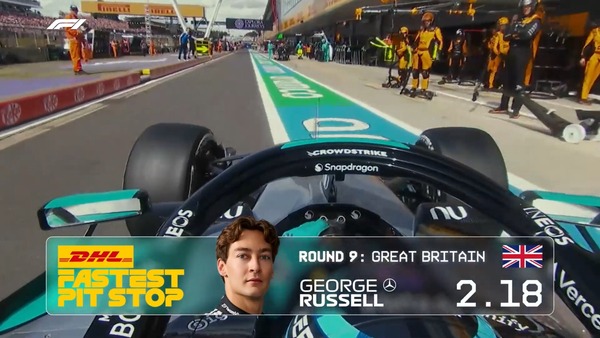 メルセデス(ジョージ・ラッセル)最速ピットストップ:2026年F1イギリスGP