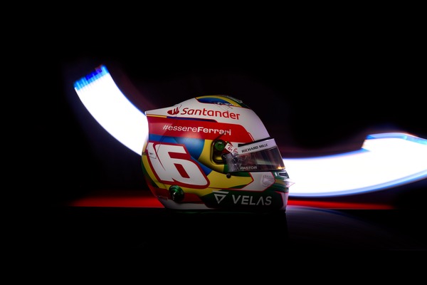 シャルル・ルクレール(フェラーリ)2022年F1サンパウロGP用ヘルメットデザイン
