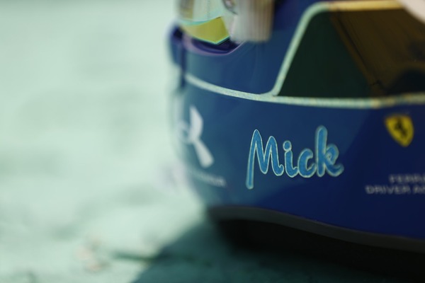 ミック・シューマッハ（ハース）2022年F1サンパウロGP用のヘルメットデザイン