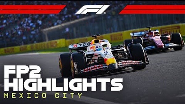 2025年F1メキシコシティGP フリー走行2回目ハイライト