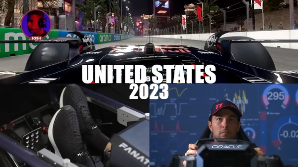 2023年F1ラスベガスGP バーチャルラップ - ぺレスのドライブ