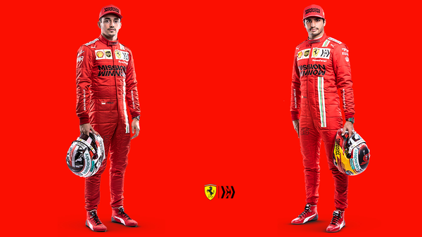 シャルル・ルクレール、カルロス・サインツJr.(フェラーリ)2021年F1ヘルメット