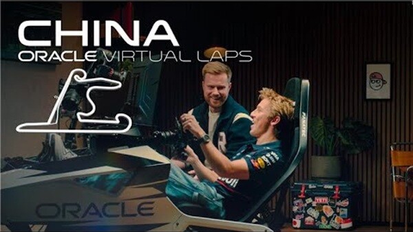 2025年F1中国GP ローソンのバーチャルラップ