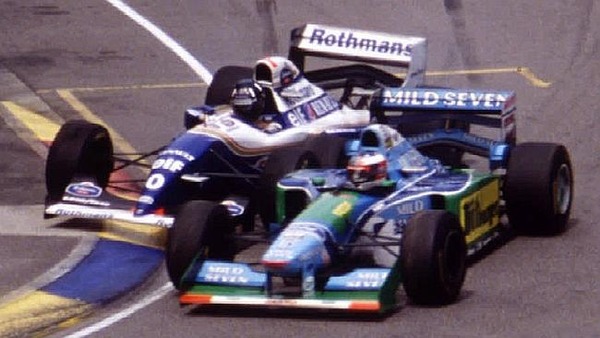 デイモン・ヒルとミハエル・シューマッハ:1994年F1オーストリアGP
