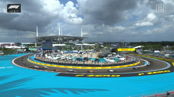 2022年F1マイアミGPスタート