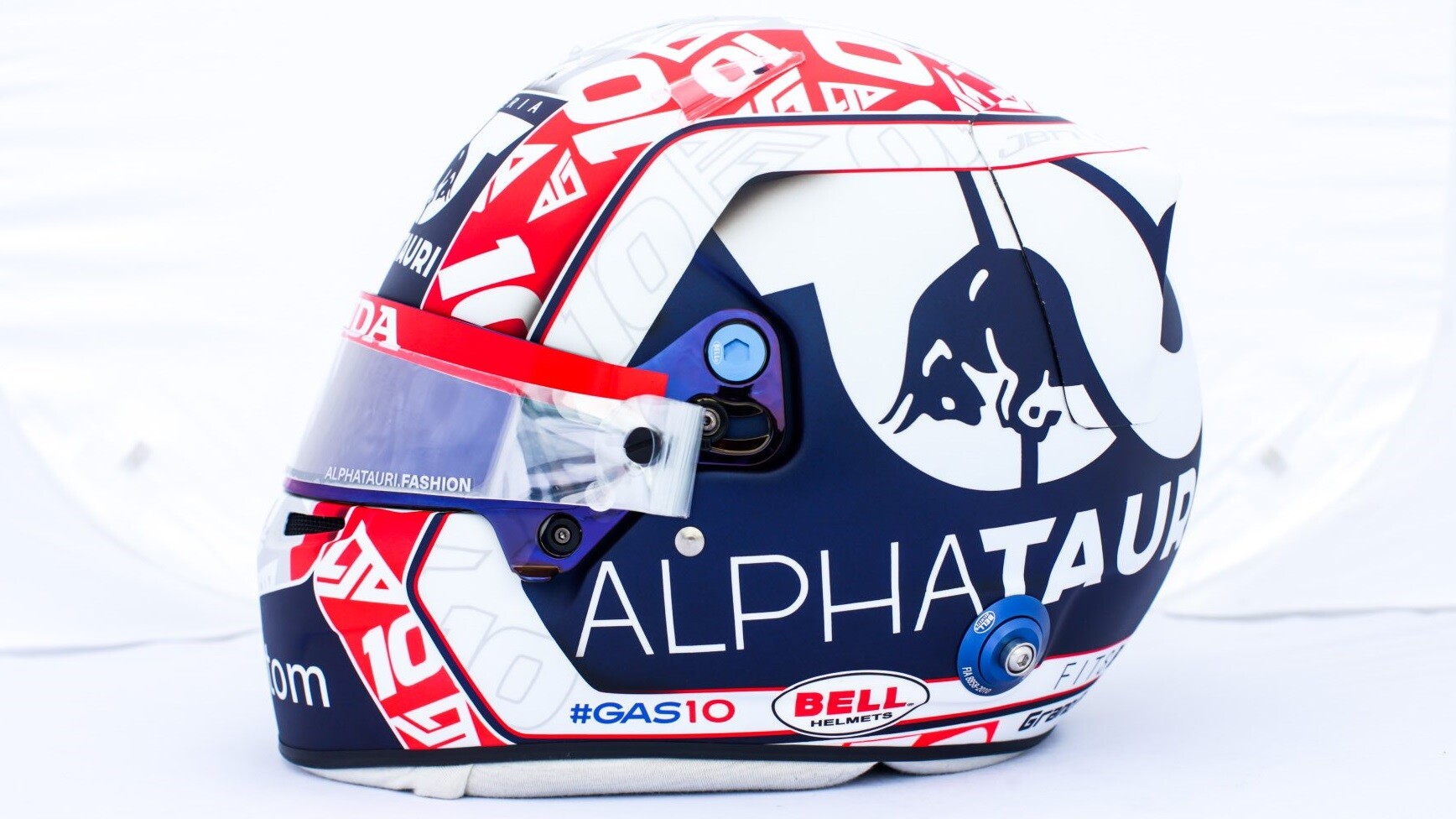 ピエール・ガスリー、フランスGP仕様のヘルメット : F1通信jp